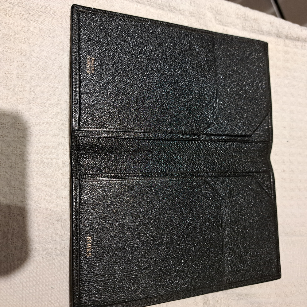 Black Leather Men's Wallet